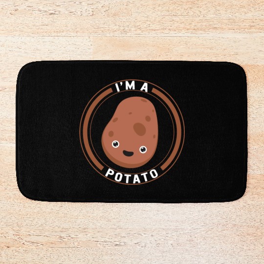 Potato Vegetable Bath Mats, I'm A Potato Bath Mats,
