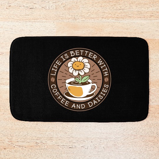 Daisy Garden Gardening Gardener Bath Mats