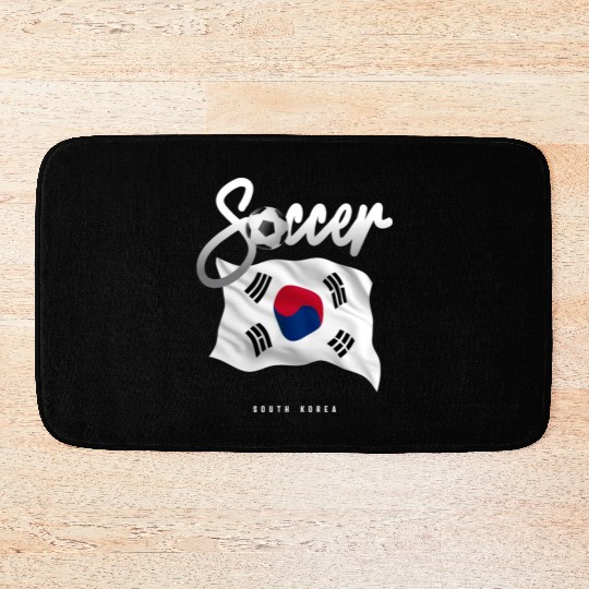 South Korea Soccer - Korean Flag Bath Mats