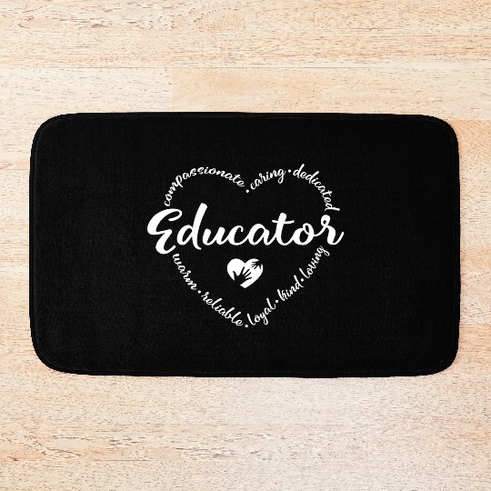Educator, Teacher appreciation Bath Mats