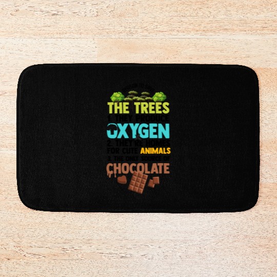 Novelty Reasons To Save Trees Planting Bath Mats