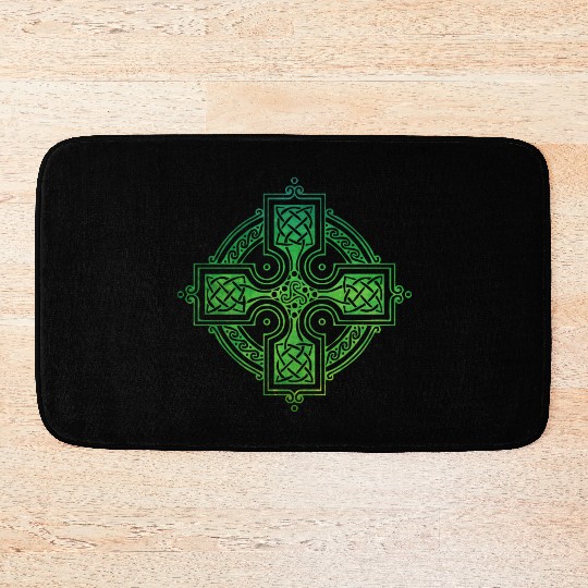 Celtic Cross Bath Mats