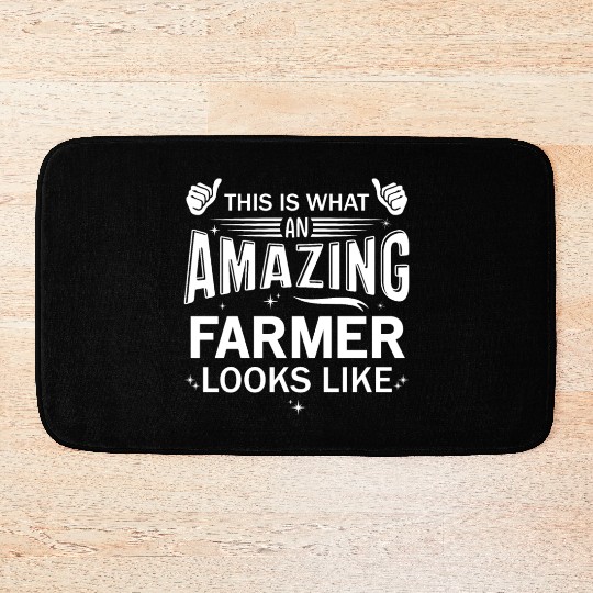 Amazing Farmer Bath Mats