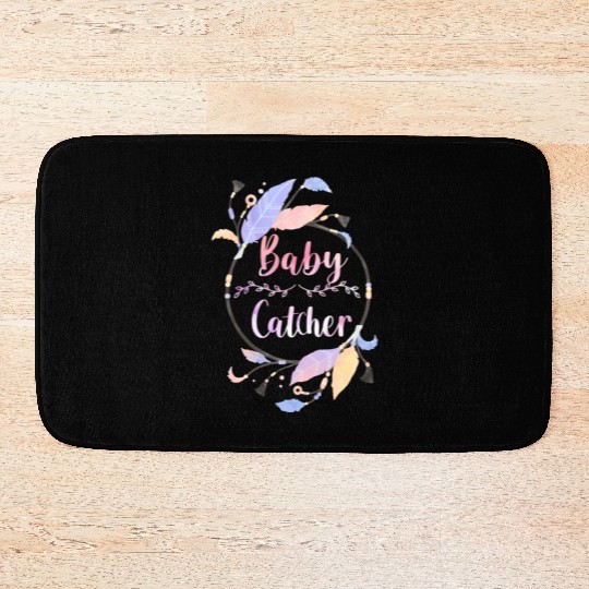 Midwife Dreamcatcher Baby Catcher Doula Bath Mats