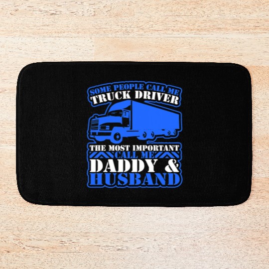 Most Important People Call Me Daddy Husband Cool Bath Mats