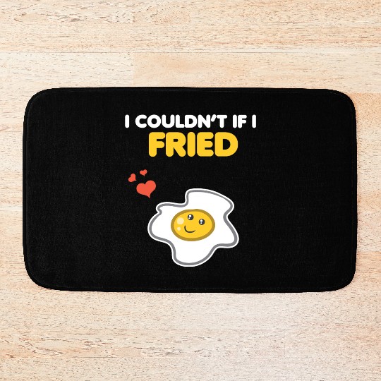 Matching Couple Funny Egg & Bacon Romantic Pun Bath Mats