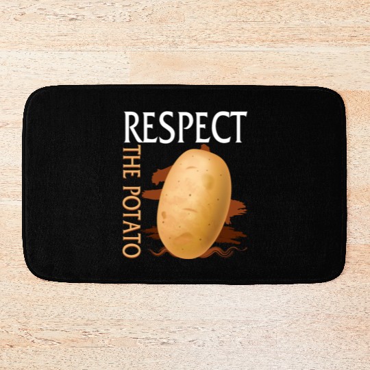 Potato Vegetable Bath Mats, Respect The Potato Bath Mats,
