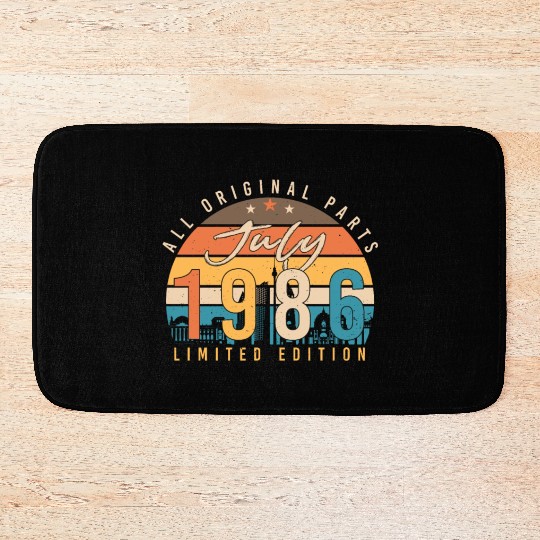 1986 July Limited Edition Bath Mats