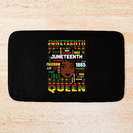 Juneteenth Black History Day Pride Gift Bath Mats