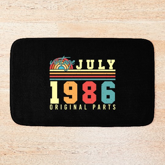 Original July 1986 Bath Mats
