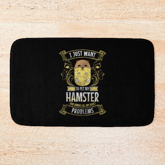Hamster Nocturnal Sweet Running Wheel Bath Mats