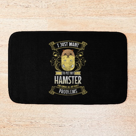 Hamster Nocturnal Sweet Running Wheel Bath Mats