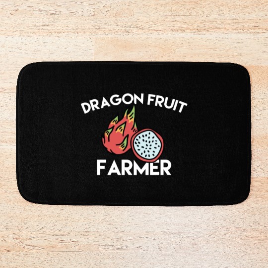 Dragon Fruit Farmer Bath Mats
