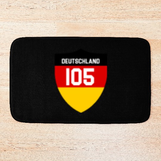 Deutschland 105 germany Bath Mats