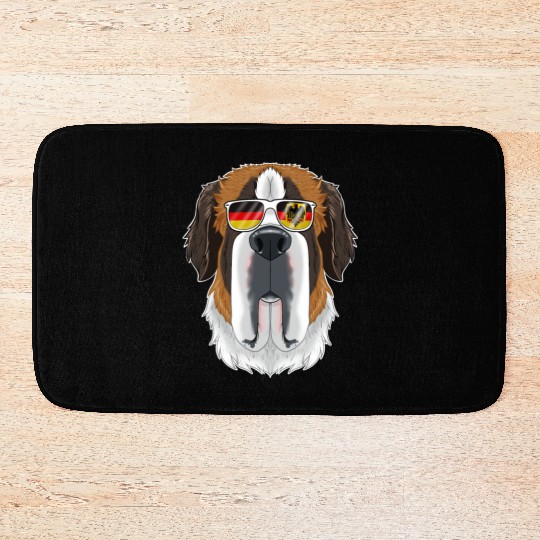 Saint Bernard Germany Sunglasses I German Flag Bath Mats