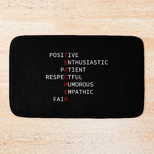 teacher Bath Mats