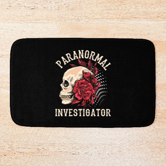 Ghost Hunting Paranormal Investigator Bath Mats