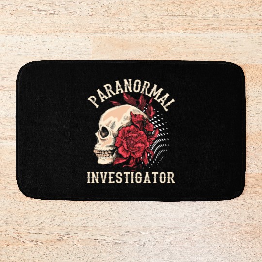 Ghost Hunting Paranormal Investigator Bath Mats