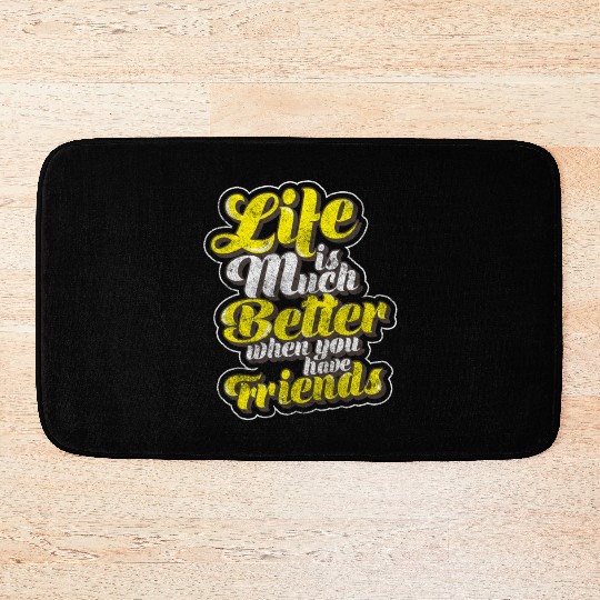 Friends Love Family Bath Mats