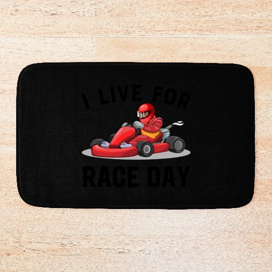 I Live For Race Day Bath Mats