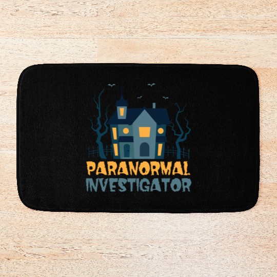Ghost Hunting Paranormal Investigator Bath Mats