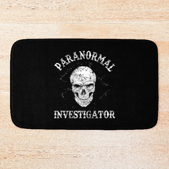 Ghost Hunting Paranormal Investigator Bath Mats