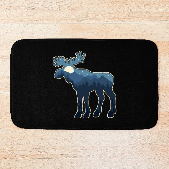 Wild Adventure Moose Bath Mats