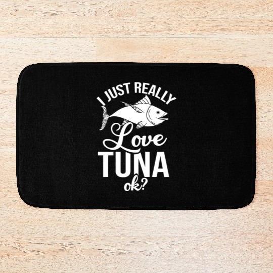 Red Tuna Fish Bluefin Fishing Salad Bath Mats
