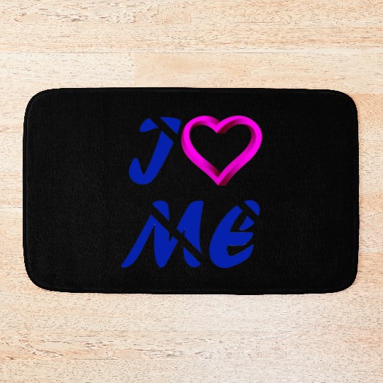 love / i love me / fall in love Bath Mats