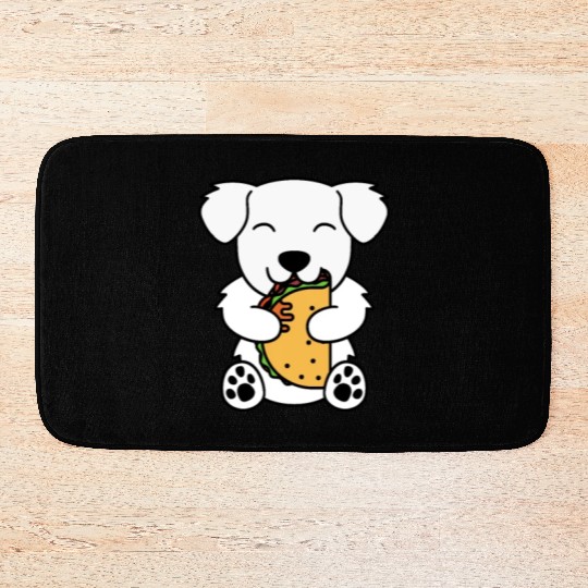 Great Pyrenees Taco Lover Bath Mats