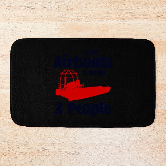 Airboat Fanboat Airboating Planeboat Swamp boat Bath Mats
