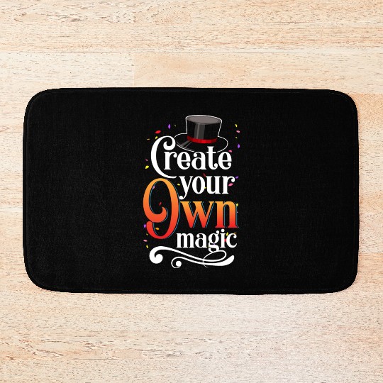 Magician Sorcery Nerd Magic World Bath Mats