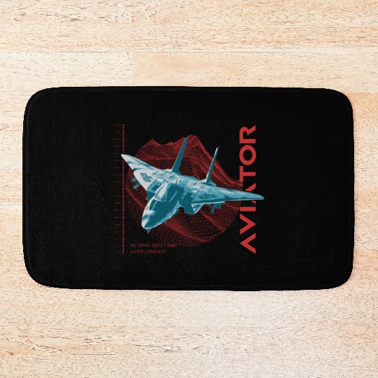 Aviator F-14 Tomcat Bath Mats