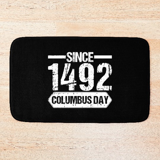 Columbus Day Italian Pride Bath Mats