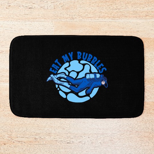 Scuba Diving Diver Bath Mats