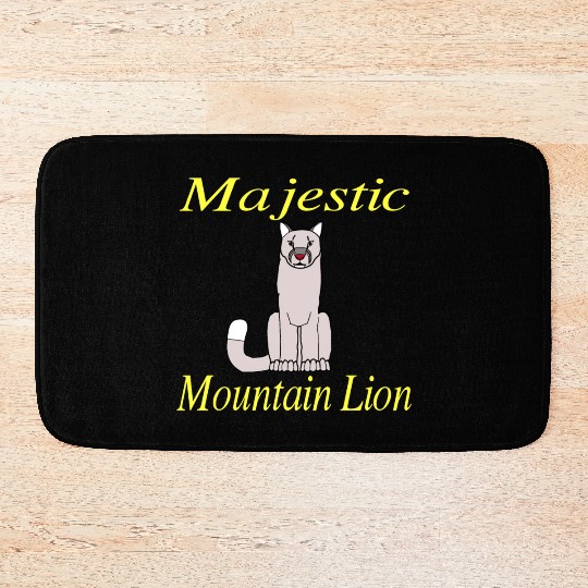 Majestic Mountain Lion DK Bath Mats