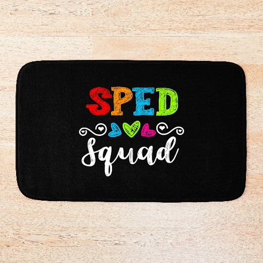 Back To School Team Gift For Special Ed Teacher Bath Mats