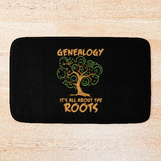 GENEALOGY: It's All About The Roots Bath Mats