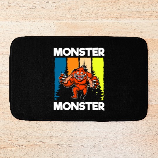 Monster Colorful Big Sister Bath Mats