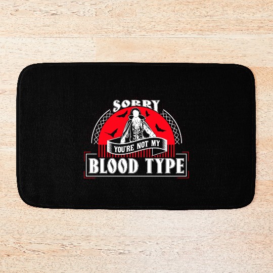 Halloween Vampire Lord Trick Or Treat Gift Bath Mats