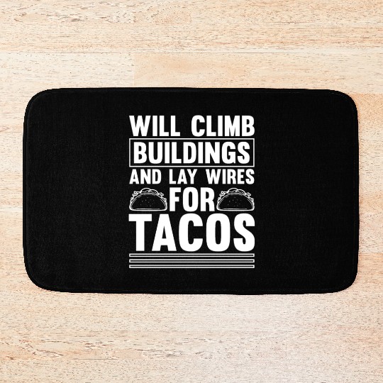 Electrician Electrical Engineer Lineman Bath Mats