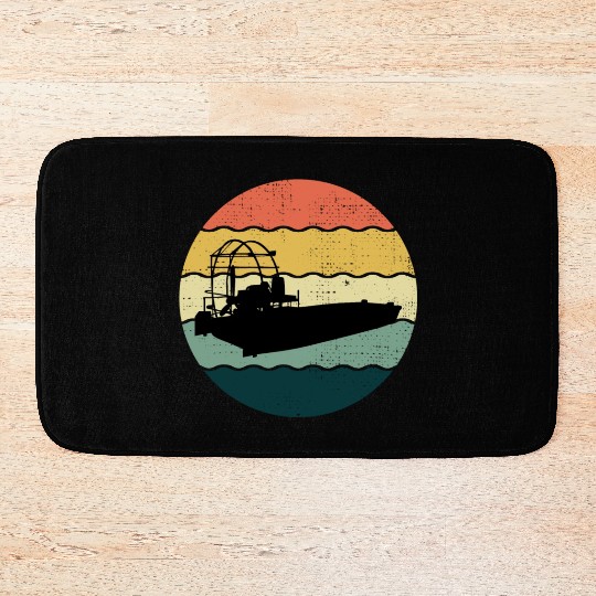 Airboat Fanboat Airboating Planeboat Swamp boat Bath Mats