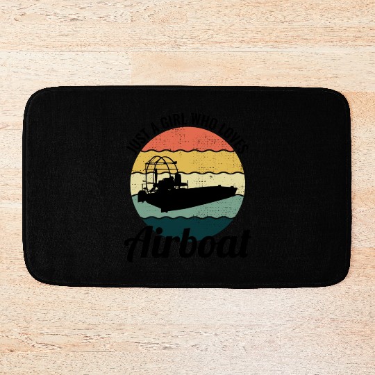 Airboat Fanboat Airboating Planeboat Swamp boat Bath Mats