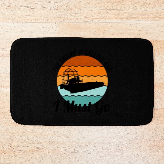 Airboat Fanboat Airboating Planeboat Swamp boat Bath Mats
