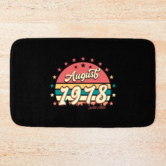 Born August 1978 Bath Mats