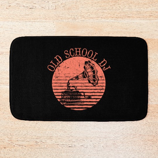 Old School DJ Music Old School DJ Music gift inspi Bath Mats