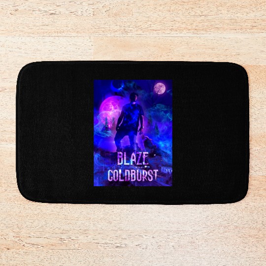 Blaze Goldburst Fantasy Book Brave Man Horror Bath Mats