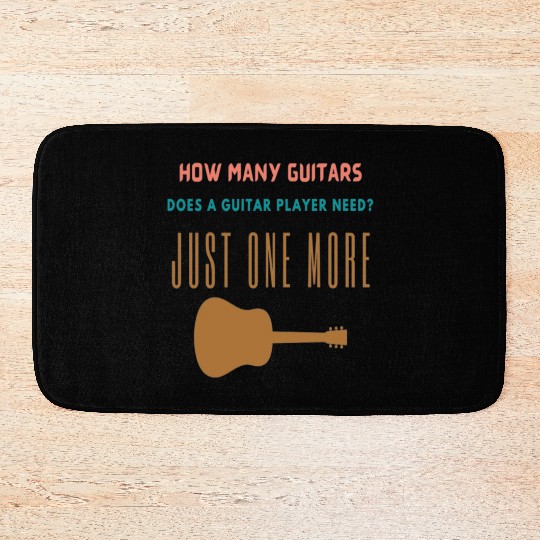 how many guitars does a guitar player need Bath Mats