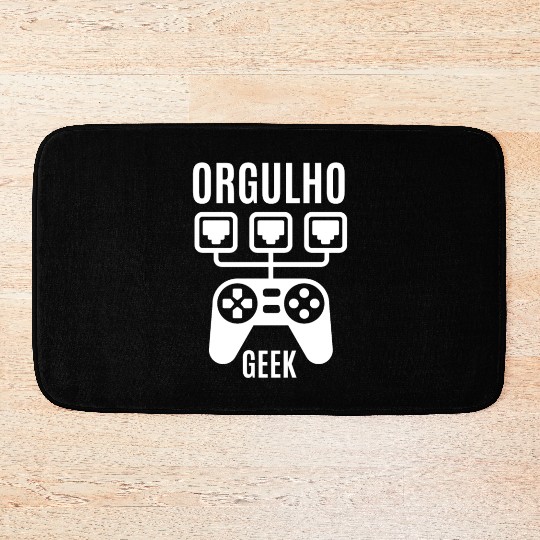 ORGULHO GEEK, GEEK, GAMING, GAME OVER Bath Mats
