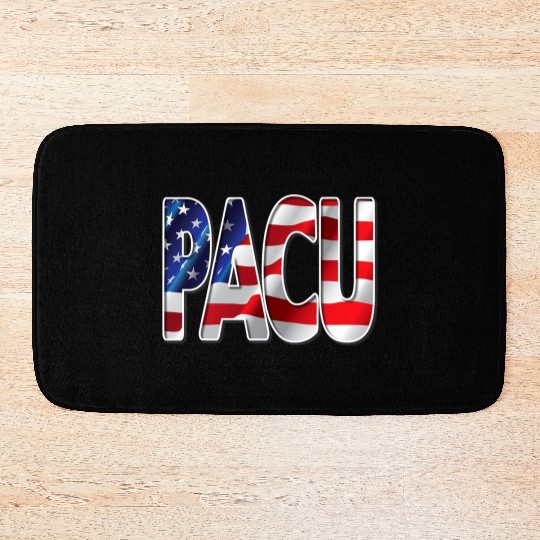 Nurses USA Flag Stars Stripes PACU Bath Mats